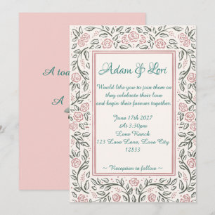Invitación Boda Comienza Para Siempre Hoy