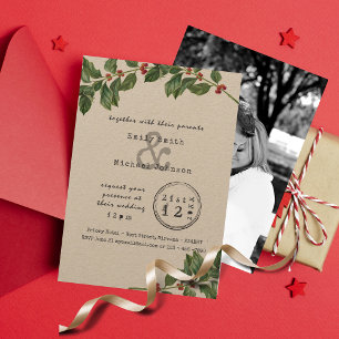 Invitación BODA/Compromiso/Tipo de Cena de navidad