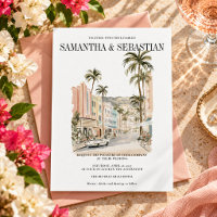 Boda con Acuarela de Hollywood Vintage en Beverly 