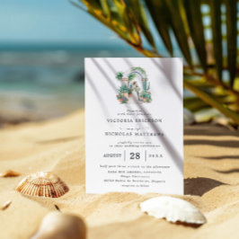 Invitación Boda con Acuarela en Sayulita México