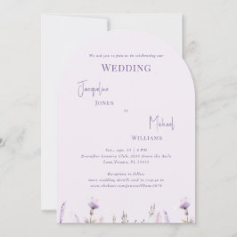 Invitación Boda con arcos florales de Lavender