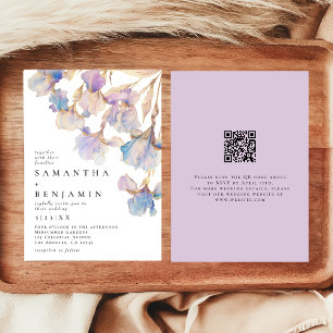 Invitación Boda con código QR de Iris