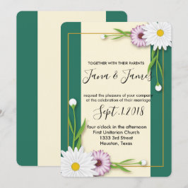 Invitación Boda con encanto de moda moderna