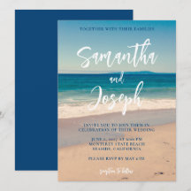 Boda con Foto en Playa Azul Profundo