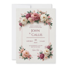 Boda con marco de jardín de peonía de tono rosa Bo