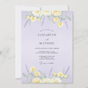 Invitación Boda con Pétalo de Mantequilla de Orquídea