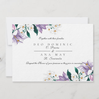 Invitación Boda con tema de cuento de hadas