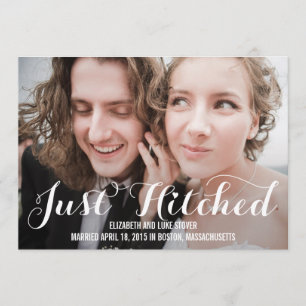 Invitación Boda con un golpe - Blanco