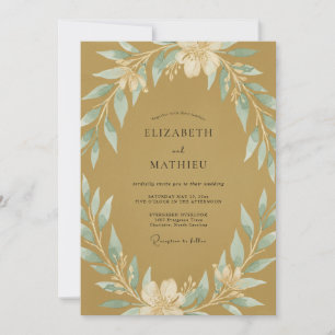 Invitación Boda Corona de Ámbar