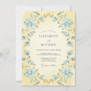 Invitación Boda Corona de Azure Mantequilla