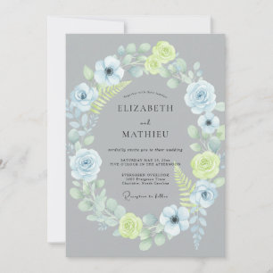 Invitación Boda Corona de Limón en Pizarra