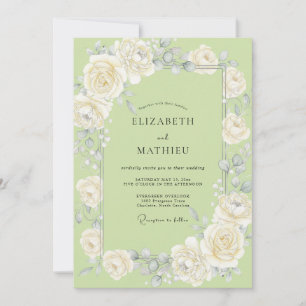 Invitación Boda Corona de Pistacho