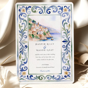Invitación Boda costero de Amalfi