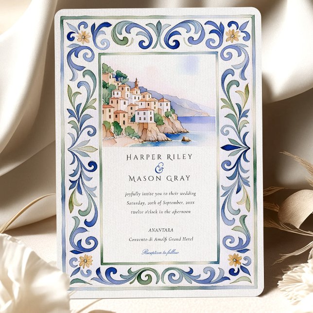 Invitación Boda costero de Amalfi (Subido por el creador)