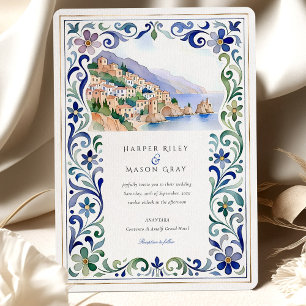 Invitación Boda costero de Amalfi