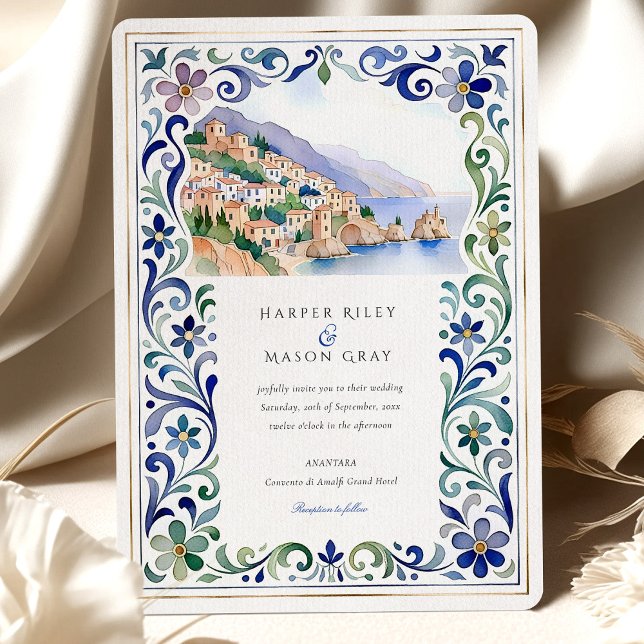Invitación Boda costero de Amalfi (Subido por el creador)