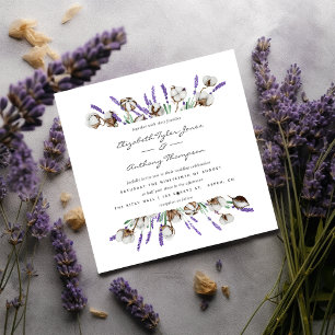 Invitación Boda Cotton Lavender
