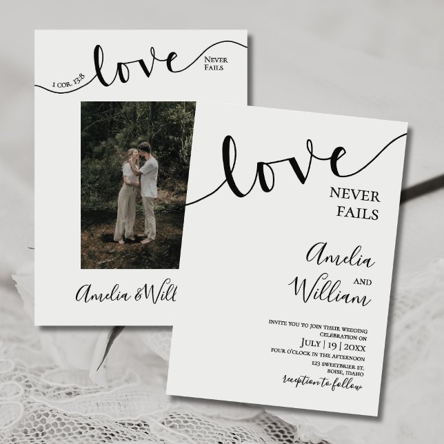 Invitación Boda, Cristiano, Simple, Elegante, Tipografía, (Subido por el creador)