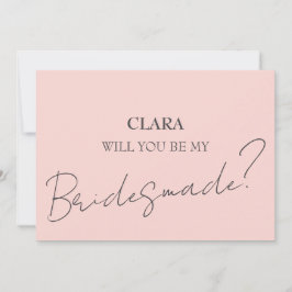 Invitación Boda cuadrado rosado