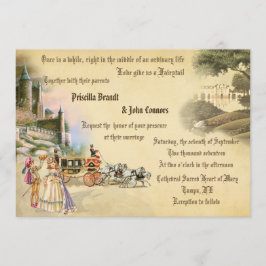 Invitación Boda cuento de hadas, creación única, romántico