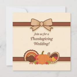 Invitación Boda de Acción de Gracias