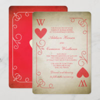 Boda de Ace Vintage de Corazones