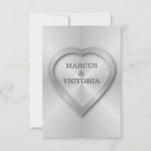 Boda de acero inoxidable cepillado