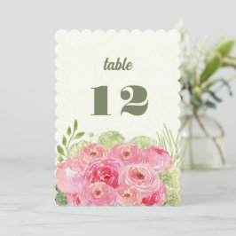 Invitación Boda de acuarela de rosas rosadas románticas