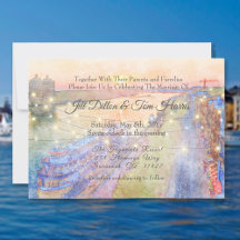 Boda de acuarela del río Savannah