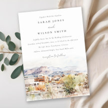 Boda de acuarela en Colorado Springs, Colorado