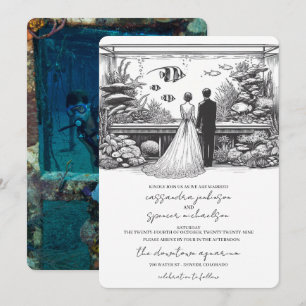 Invitación Boda de Acuario