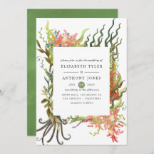 Boda de algas marinas acuáticas