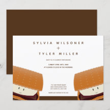 Boda de alimentos de Ilustracion S'more