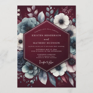 Invitación Boda de Anémona Claret Moody