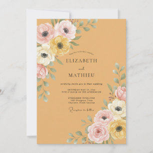 Invitación Boda de Anémona de Miel