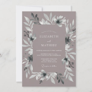 Invitación Boda de Anémona Etérea Malva