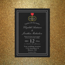 Boda de anillos entrelazados