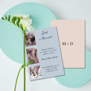 Invitación Boda de anillos minimalistas