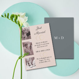 Invitación Boda de anillos minimalistas