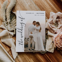 Boda de arco fotográfico con guión vertical