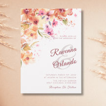 Boda de Arte de Rosa Peonía Flor Silvestre de Otoñ