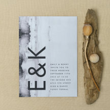 Boda de arte de tinta ultramoderno