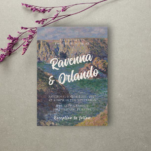 Invitación Boda de Arte Fino Rústico Romántico Inspirado en M