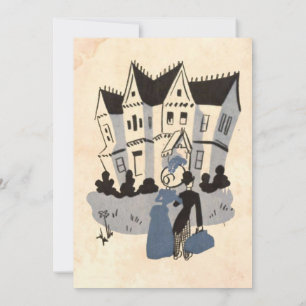 Invitación Boda de arte pop de pareja rusa antigua