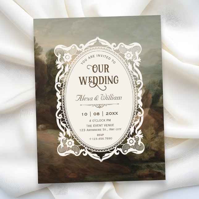 Invitación Boda de arte vintage (Subido por el creador)