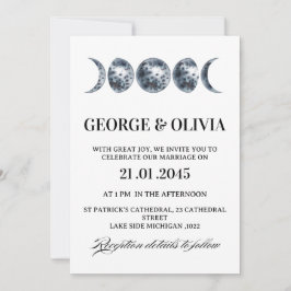 Invitación Boda de Astrología Boho Celestial  Boda