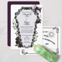 Boda de ataúd barroco del jardín medio