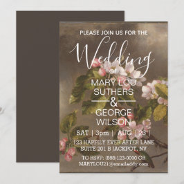 Invitación Boda de Aves y Flores de Apple