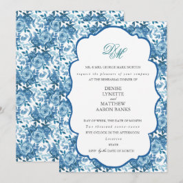 Invitación Boda de Azúcar Hilada y Paracaidista Azul Ensayo