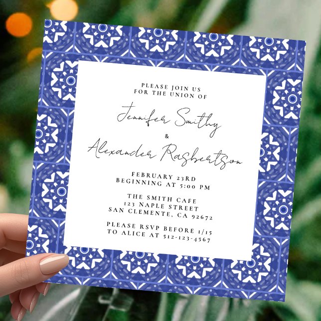 Invitación Boda de Azulejos Españoles (Subido por el creador)